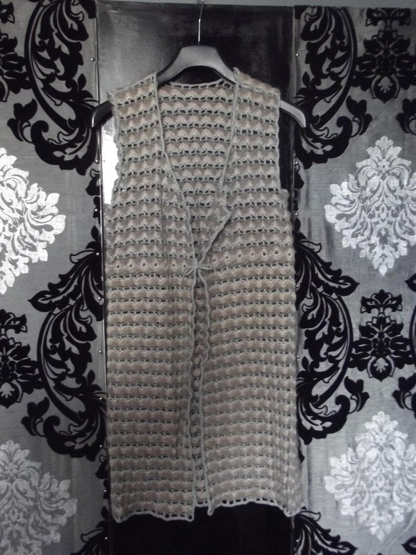 gilet long sans manches